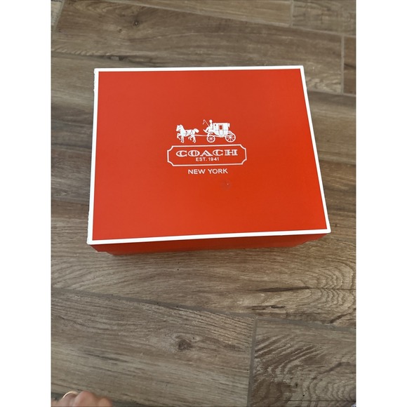 Coach Leather Madison Annabelle Papaya Pebbled Handbag Crossbody Bag In Box - Picture 16 of 16